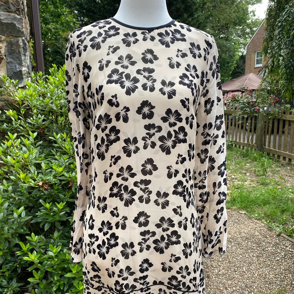 Shoshanna silk shift dress.